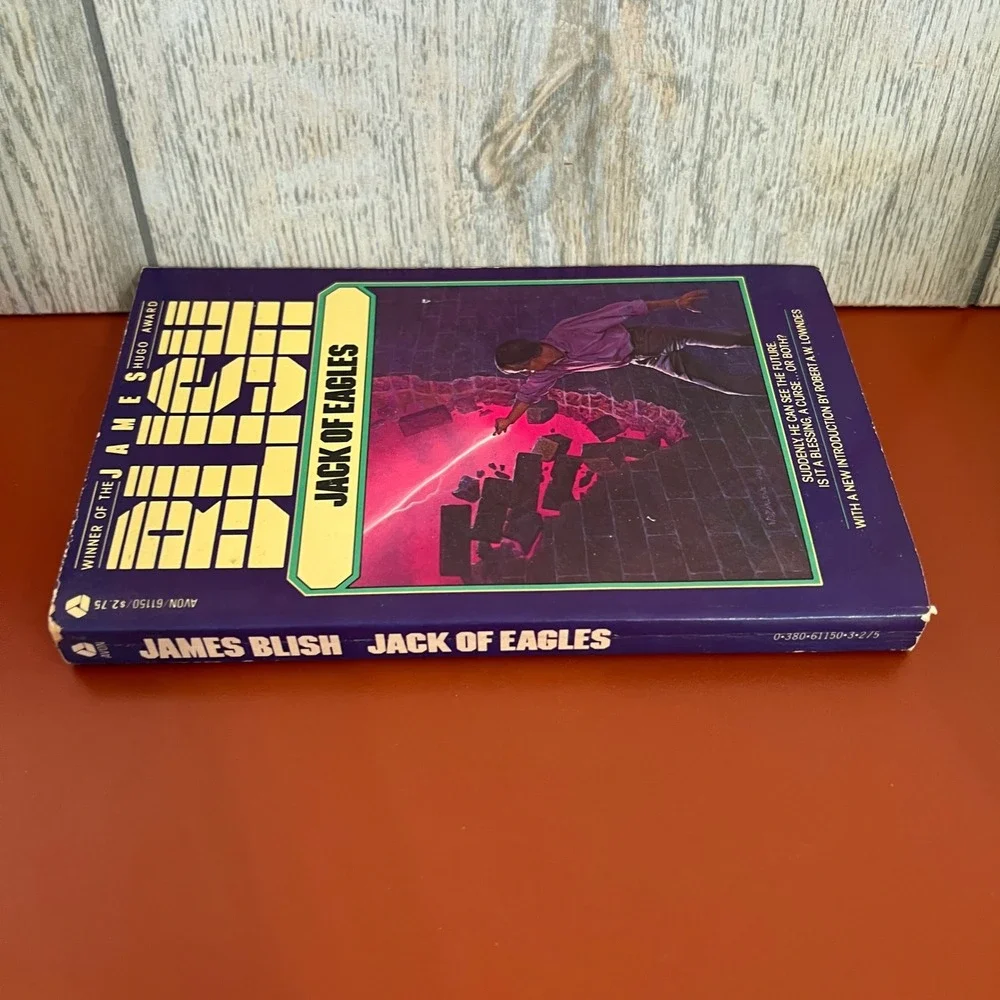 Jack of Eagles James Blish Vintage Sci-Fi Paperback Avon 1982 ISBN 0380611503